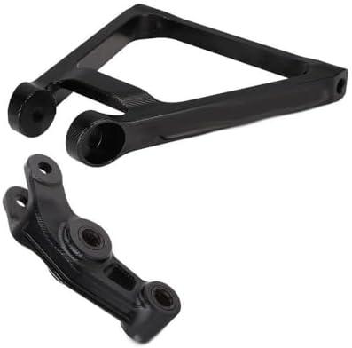 Motorcycle Accessories Aluminum Rear Linkage with Progressive Suspension Link Rear Progression Triangle Compatible with SURRON Sur Ron Light Bee X Segway X160 X260(Color:Black Set)