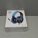 H-10 Gaming Headset for PS4, Xbox One, PC, PS5, Nintendo Switch, Stereo Wired Noise Cancelling Over Ear Headphones with Mic for Kids Adults, Bass Surround, Soft Memory Earmuffs, Pink