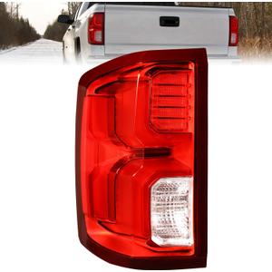 Boine Tail Light Assembly Compatible With 2016 2017 2018 Chevy Silverado 1500 LED Models Left Drive Side Bulb and Harness Included Replaces GM2800294 84288718 (Left Driver Side)