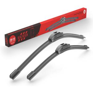 OEM Quality Performance Premium Beam windshield wiper blades 26 and 18,All-Season Auto Replacement Wiper Blades,Fit Honda Accord 2007-2003,Honda Civic 2020-2016,JEEP Cherokee 2020-2014 +More Cars