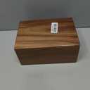 Wooden Urn Box for Human Ashes, Cremation Urns, Pet Memorial Urns, Cats & Infant Urn, Keepsake Burial Ash Box - Large (Style1, 9 x 6.5 x 4.5 inches)