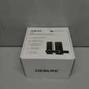 DESLOC B200L Fingerprint Smart Lock with Handle, Keyless Entry Door Locks for Front Door and Bedrooms, App Control, Touchscreen Keypad, Auto-Lock, 12-Month Battery, Emergency Power Port, IP54 Black (152*63.5*30mm)