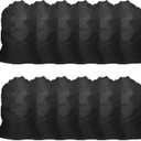 ZPECC Travel Laundry Bag 12 Pack,Bulk Extra Large Heavy Duty Bags, Durable Dirty Clothes Organizer With Drawstring, Fit a Basket or Hamper (40" X 30",Black)