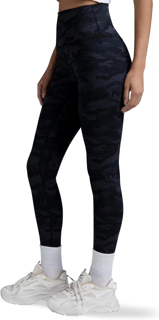 Colorfulkoala Women's High Waisted Tummy Control Workout Leggings Full Length Ultra Soft Yoga Pants 28" (X-Large, Grey Camo)