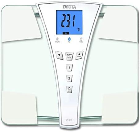 TANITA's BF-684W Digital Body Fat & Body Water Scale - Multi-Frequency BIA - BMI Monitor - 440 lb Capacity - Tempered Glass Platform - Athlete & Guest Modes - Japan Technology