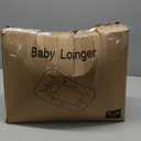 Baby Lounger, Bionic Design, Newborn to 24 Months, Soft Organic Cotton Breathable Lounger for Infants (Lovely Pink Lounger)