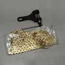 428H Motorcycle Gold Chain 130 Links with Chain Breaker for 125 150 200cc Motorcycle Mini Bike Dirt Bike Go Kart Compatible with SSR TaoTao Coolster Apollo Baja Kazuma Chinese ATV