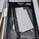 Sweetcrispy L Shaped Desk - Computer Desk Corner Desks Gaming Desk PC Table with CPU Stand Side Bag for Home Office Dorm Sturdy Writing Workstation, Black, 50-Inch