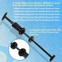 HQPASFY Piston Shaft Assembly Compatible with Pentair PVC Slide Pool and Spa Multiport Backwash Valve, Piston Rod Replace# 263064, 263052, 263053, 263055, 263078, 263079
