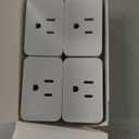 EIGHTREE Zigbee Smart Plug 15A, Energy Monitoring,   Required, ETL Certified, Smart Plugs That Compatible with Alexa & Home Assistant & SmartThings, 4 Packs