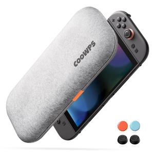 COOWPS for Nintendo Switch 2 Case, Odorless Felt Hard Shell Protection