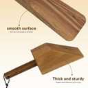Acacia Wood Mattress Lifter Tool for Changing Sheets, Easy Lever-Action Lift & Comfort Grip, Sturdy Wooden Design for Seniors, Caregivers, Housekeepers, Daily Bed Making & Sheet Tucking