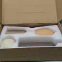 Modern Ceramic Vase Set, Neutral Colors, Decorative Vases for Home Shelf Decor, 4 Piece Collection, Happy Birthday Gifts for Women Mom Her Friend Sister Wife Grandma, Self Care Gift (Coffee Mix set 4)