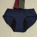 NNERSY Period Underwear for Women Teens Leak-Proof Menstrual Cotton Protective Hipster Panties 3 Pack Medium