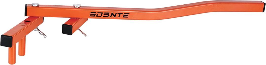 Deck Board Straightening & Removal Tool, Heavy-Duty 10Ga One-Piece Steel Deck Tool to Straighten Bending Boards & Tighten Gaps, Orange