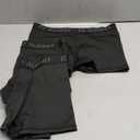 Runhit 3 Pack Compression Shorts for Women High Waisted 3" Volleyball Shorts Womens Spandex Shorts Workout Athletic Yoga Black Black Black L