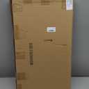 Mumufy 24 x 13 Inch Rectangle Walnut Wood Ottoman Tray Natural Handmade Decorative Serving for Tea Coffee Classic Wooden Walnut Living Room Cafe (Black)