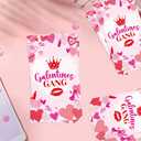 2 x 100 Pcs Galentines Day Napkins, Galentines Gang Party Napkins, Pink Crown Lips Hearts Table Decor for Girls Night, Brunch Party, Besties Celebration Supplies
