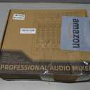 Audio Mixer, 10-Channel DJ Mixer Bluetooth Studio Mixing Board Audio with 99 DSP Effects USB Drive+48V Phantom Power, XLR Microphone Jack Professional Mixer For Karaoke Studio Streaming