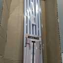 6Pcs Spring Tension Curtain Rods No Drilling, Adjustable 28-48 Inches