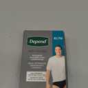 Depend Washable Adult Incontinence Underwear for Men, Reusable, Light Absorbency, XL, Black, 1 Count