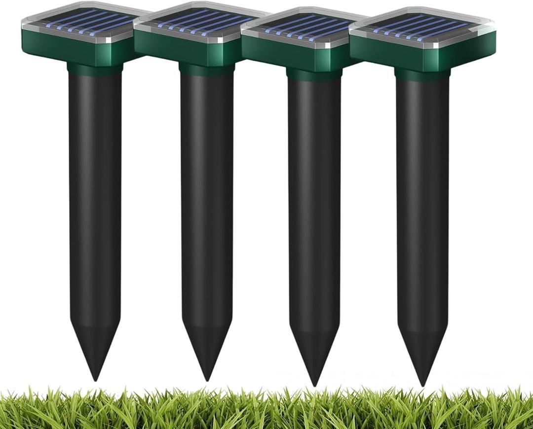 Deer and Rabbit Repellent Devices,Deer Repellent for Plants and Garden,Deer Deterrent Devices Outdoor,Solar Deer Repellent Devices,Sonic,Electronic and Waterproof (4)
