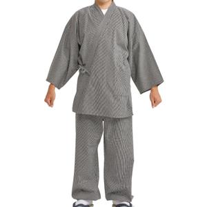 Edoten Sasiko Samue(100% Cotton) Rich Texture,Men (3X-Large, Black)