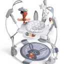 Baby Activity Center, Baby Jumper Activity Center with Music, Interactive Toys, 360° Rotating Seat, 3 Adjustable Heights, Infant Activity Jumper for 6+ Months (Rabbit)
