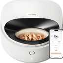 PETLIBRO Automatic Cat Feeder Wet Food Refrigerated New Upgraded APP Control,3 Days Freshness 3 Meals,Semiconductor Cooling&Quick Chills Wet Food Dispenser,Polar WiFi Timed Auto Pet Feeder for Cat Dog (White)