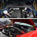X AUTOHAUX 2 Pcs Front Hood Lift Supports Struts Shocks Gas Spring for Honda CIVIC 9th FB/FG 2011-2016 Black