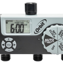 Orbit 56233D 3-Outlet Digital Watering Timer, 3 valves, Black and Gray