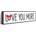 Valentine's Day Wooden Sign-Love You More, Wall Decoration Sign For Valentine's Day, Wooden Box Signs For Home Decor, Rustic Farmhouse Decor, Valentine's Day Gifts