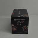 West Bend Timeless 2-Slice Toaster with 7 Browning Levels, Bagel/Waffle/Defrost Settings, High-Lift Lever, Anti-Jam, Easy-Clean Crumb Tray, 2-Slice, Blue/Gold