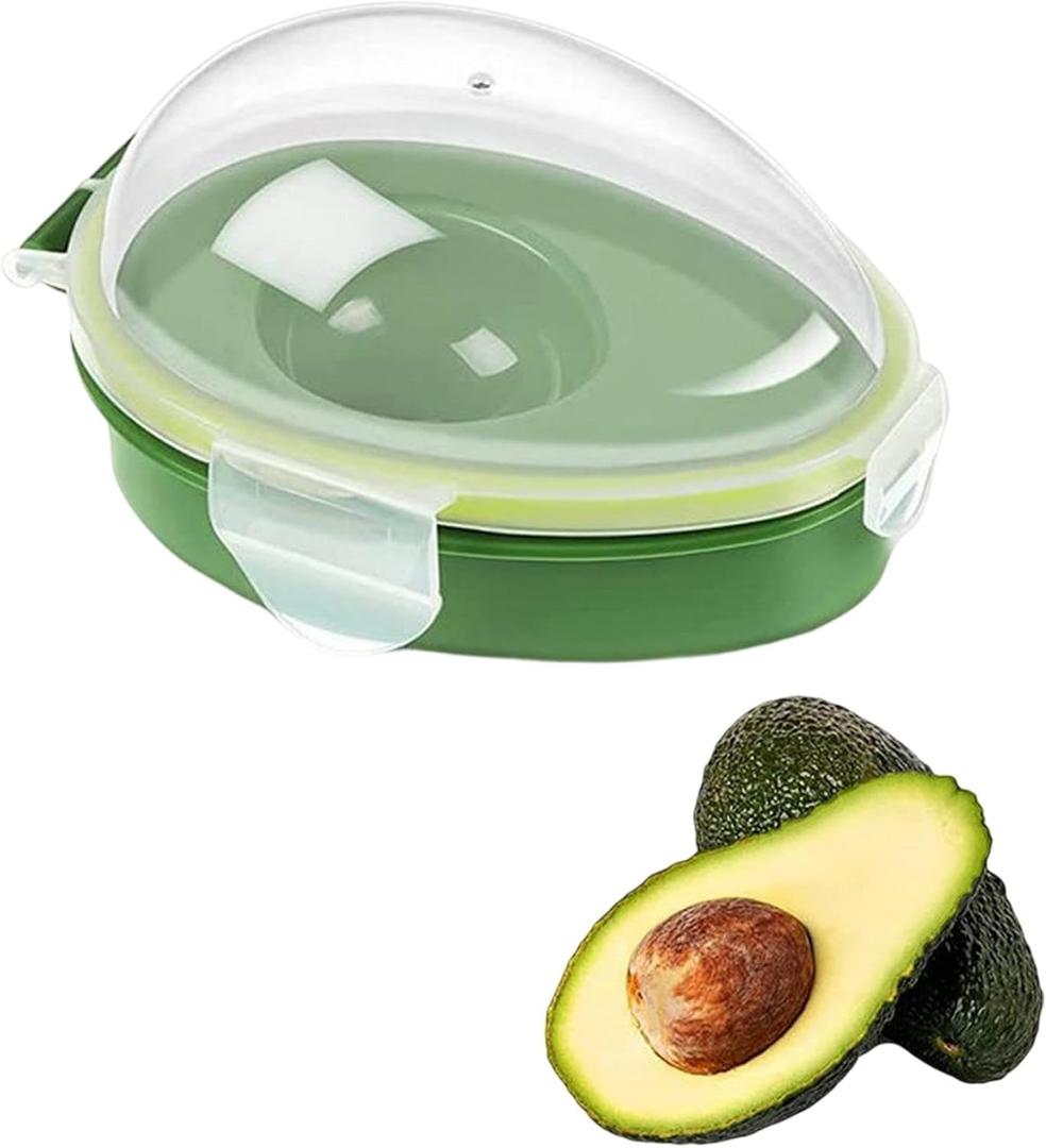Avocado Saver Holder, Avocado Saver Keeper, Avocado Container Storage Box Reusable Food Crisper Fruit Keeper for Refrigerator, Keep Your Avocados Fresh