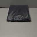 OWENIE Colin 2 Panels Black Curtains 63 Inch Length for Bedroom Living Room, Semi Sheer Light Filtering Linen Textured Window Treatments, Modern Rod Pocket Dining Room, 2 Panels, 42x63 Inch