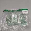 BOONBOO Dental Floss, Bamboo Charcoal Woven Threads, Refillable Glass Bottle, 3 Pieces, Mint