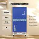 Clothes Dryer, Portable Drying Machine with Timer, 60inch Laundry Drying Wardrobe with Large Capacity, Electric Dryer/Rack for Home | Appartments (Blue)