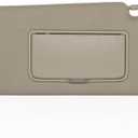 CRAZYPARTS Left Driver Side Sun Visor Compatible with Nissan Murano 2009 2010 2011 2012 2013 2014 Sunshade Replacement # 96401-1AA1B (Beige)