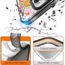 Magnetic for iPhone 13 Pro Max Magsafe Case Cute Aesthetic - Durable Shockproof 6.6 ft Drop Impact Phone Case Cover with Funny Fashion Passion Flower 6.7" Black