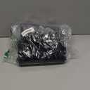 OLANLY Bathroom Rugs 24x16, Extra Soft Absorbent Chenille Bath Rugs, Rubber Backing Quick Dry, Machine Washable Bath Mats for Bathroom Floor, Tub and Shower, Home Decor Accessories, Black