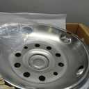 hightall 19.5 Wheel Simulators, 19.5" 10 Lug Stainless Steel Hubcaps,Polished Surface,2Pcs Front Wheel/2Pcs Rear Wheel,Bolts On Wheel Cover Set Compatible with Ford 2005-2024 F450/F550