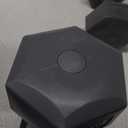 RBX Vinyl Coated Hand Weight Dumbbell Set - Hex Shaped, Roll Free for Body Building/Sculpting/Strength Training Exercise, (Set of 2) (10lb, Grey)