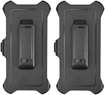 Replacement Belt Clip Holster for OtterBox Defender Series Case Apple iPhone 16-6.1"(2Pack)