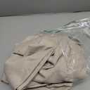 BGment Oatmeal Linen Curtains for Living Room 78 Inch Length 2 Panels Set, Country Rustic Window Drapes Textured Light Filtering for Bedroom Laundry Privacy, Each 52 Inch Wide