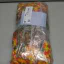 Alupssuc 20 Bundles Artificial Fall Flowers for Outdoors Decoration, Faux Pansies Fake Mums Flowers Plants, UV Resistant No Fade Realistic Silk Pansy for Porch Planter Garden Patio Yard, Autumn Orange