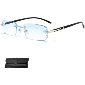 Color-Changing Anti-Blue Light Presbyopia Glasses for Seniors (Blue 1pc)