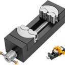 WhiteRhino Mini Vise Clamp,Smart Fractal Vise Drill Press Vise Bench Vise,Heavy Duty Self-Adjusting Aerospace-grade Aluminum Alloy&Precision CNC Machined Crafts,Jewelry Making, Modeling,DIY,Repairs