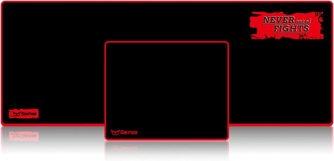 Large Gaming Mouse Pad Premium Esports Ultra Smooth Durable Non-Slip Natural Rubber Base Fast and Accurate Control for Office and Gaming Laptop (31.5x11.8in)