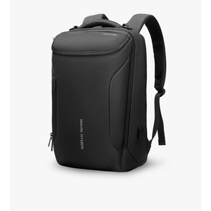 MARK RYDEN Business Backpack for Men, Waterproof High Tech Backpack with Sport Car Shape Design and USB Charging Port, Travel Laptop Backpack Fits 17.3 Inch Notebook