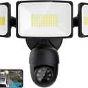 Onforu Floodlight Camera Outdoor, 2K Smart Home Security Camera Wired, 360 Surveillance Al Detection & Auto Tracking, 5500 Lumens Motion-Activated Flood Light Cam, Color Night Vision, 2-Way Audio